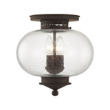 Harbor 3 Light 11 Inch Wide Flush Mount by Livex - 5037