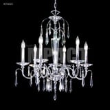 Contemporary 6 Light Medium Chandelier by James Moder - 40706