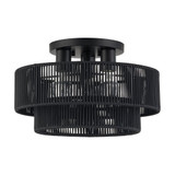Acordia 3 Light Large Semi Flush Mount 9.25 Inch and 15 Inch Wide by Livex - 49133