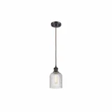 Bridal Veil 1 Light Mini Pendant 9 Inch Tall by Innovations - 516-1P-G559-5