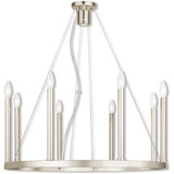 Alpine 9 Light Large Chandelier by Livex - 40247