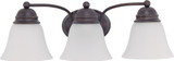 3 Light Vanity Light 20.5 Inch Wide by Nuvo - 60-60-3BV-20