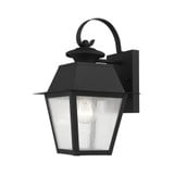 Mansfield 1 Light Outdoor Wall Lantern 12.5 Inch Tall by Livex - 2162