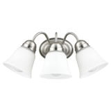 3 Light Wall Sconce 16.5 Inch Wide by Quorum - 5404-3