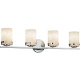 Clouds Atlas 4 Light Vanity Light by Justice Design - CLD-8454-10