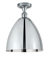 Ballston Cone 1 Light 14 Inch Tall Semi-Flush Mount by Innovations - 516-1C-12D