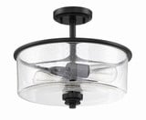 Bolden 2 Light 13 Inch Wide Semi Flush Mount by Craftmade - 50552