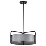 Altos 4 Light Medium Pendant 6.75 Inches Tall and 18 Inches Wide by Nuvo - 60/7843