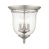Legacy 3 Light 11.5 Inch Wide Traditional Flush Mount by Livex - 5024