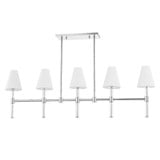 Janelle 5 Light Linear Island Pendant by Mitzi - H630905-AGB