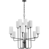 Charlotte 12 Light Oversized Chandelier by Quorum - 698-12