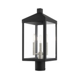 Nyack 3 Light Outdoor Post Top Lantern 8.25 x 19.5 Inches by Livex  - 20592