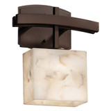 Alabaster Rocks Archway Wall Sconce 10.75 Inch Tall by Justice Design - ALR-8597-55
