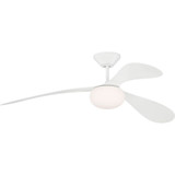 Drape Smart 58 LED 3 Blade Ceiling Fan with Light Kit by Generation - 3DPSM58