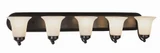 5 Light Vanity Light by Trans Globe - 3505