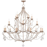 Chesterfield 8 Light Small Island Chandelier by Livex - 6437