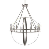 Orbit 12 Light Chandelier 45 Inch Tall and 32 Inch Wide by Justice Design - NSH-4284