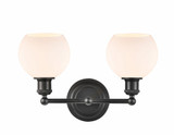 Concord 2 Light Vanity Light 16 Inch Wide by Innovations - 341-2W-G12-6