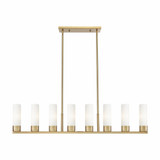 Boreas 8 Light Stem Hung Island 10.75 Inch and 48 Inch Wide by Innovations - 617-8I-G617-8