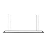 Stagger Halo 90W 1 LED Large Linear Pendant by Visual Comfort Modern - MDLS18627
