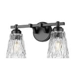Andree 2 Light Bath Vanity 9 Inch Tall and 16 Inch Wide by Z Lite - 1960-2V