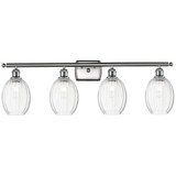 Preston 4 Light Bulb Shade Bath Vanity 11.75 X 36.25 Inch by Innovations - 516-4W-G459-6