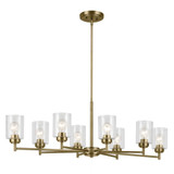 Winslow 8 Light Small Linear Chandelier by Kichler - 44035