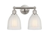 Brookfield 2 Light White Vanity Light by Innovations - 616-2W-G44