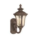 Oxford 1 Light Outdoor Wall Lantern 15.5 Inch Tall by Livex - 7650