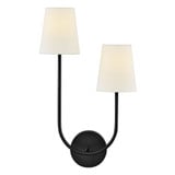 Cora 10W 2 LED Left Wall Sconce 22 Inch Tall and 12.75 Inch Wide by Lark - 84262