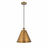 Ballston Cone 1 Light Medium Pendant 14.75 Inch Tall by Innovations - 516-1P-MBC-12