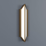 Magna 25.5W LED 0-10V Diming Outdoor Wall Mount 46 Inch Tall by Ultralights - 24529-04