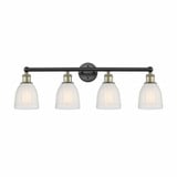 Brookfield 4 Light Vanity Light 32.75 Inch Wide by Innovations - 616-4W-BR