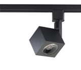 12W 1 LED 24 Deg Square Track Head in 2.38 In by 2.75 In High by Nuvo - TH46-S24