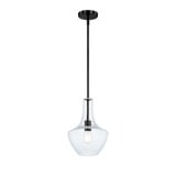Fusion 1 Light Small Pendant 13 Inch Tall by Justice Design - FSN-4178