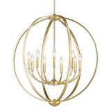 Colson 9 Light Large Chandelier by Golden - 3167-9