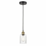 Hadley 1 Light Mini Cord Hung Pendant 9.75 Inch Tall by Innovations - 616-1P-G34