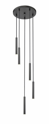 Forest 25W 5 LED Chandelier 12 Inch Tall and 12 Inch Wide By Z-Lite - 919MP12-5R