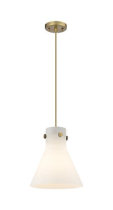 Newton Cone 1 Light Small Pendant 10 Inch Wide by Innovations - 410-1PM-G411-10