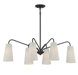 Edgewood 6 Light Small Linear Chandelier by Savoy House - 1-1785-6