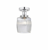 Colton 1 Light 6 Inch Wide Semi Flush Mount by Innovations - 616-1F-G302
