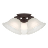 Wynnewood 3 Light 16 Inch Wide Flush Mount by Livex - 40727