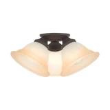 Wynnewood 3 Light 16 Inch Wide Flush Mount by Livex - 40727