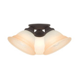 Wynnewood 3 Light 16 Inch Wide Flush Mount by Livex - 40727