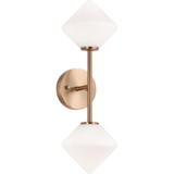 Novo 2 Light Wall Sconce 19.38 Inch Tall by Matteo - W81742