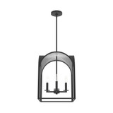 Dukestown 4 Light Medium Pendant 19.5 Inch Tall by Hunter Fans - 19082