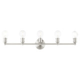 Lansdale 5 Light Vanity Light 33.88 Inch Wide by Livex - 16715