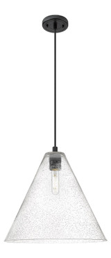 Crown Point 1 Light Berkshire Cord Pendant 16 Inch Wide by Innovations - 434-1P-GBC-16_P