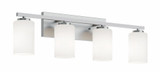Leo 4 Light Vanity Light by AFX - LEOV3109MB