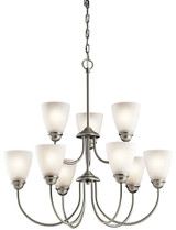 Jolie 9 Light Large 2 Tier Chandelier by Kichler - 43639